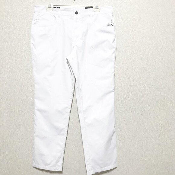 NWT INC-International Concept London  Regular Fit White Pants Size 33 - Picture 1 of 8